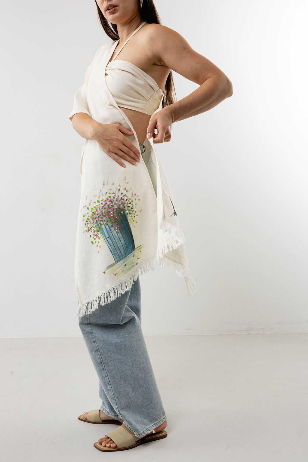 Unique Artisanal Flower Pot - Image 3