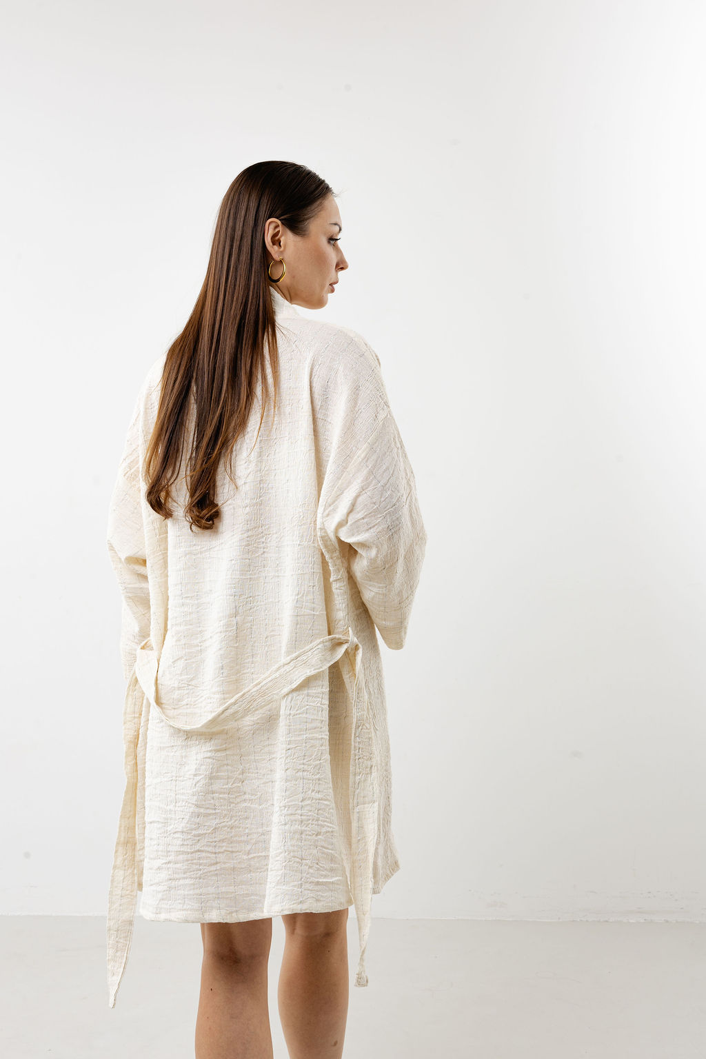 Starlight Silk Long Kimono - Image 4