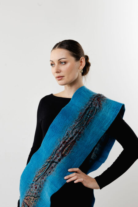 Turquoise Elegance Shawl