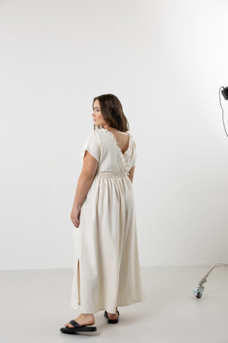 Helenistic Boho Maxi Summer Dress - 100% Natural Cotton